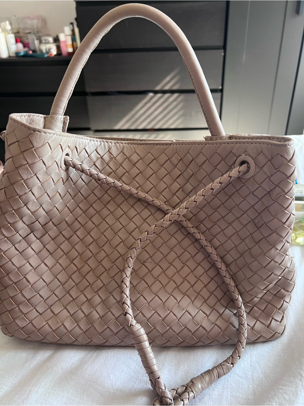 Quince women satchel bag paige genuine leather